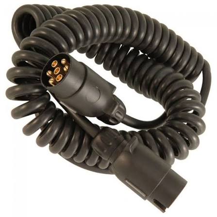 Cable Espiral 7-P con Clavijas AGERKM1219